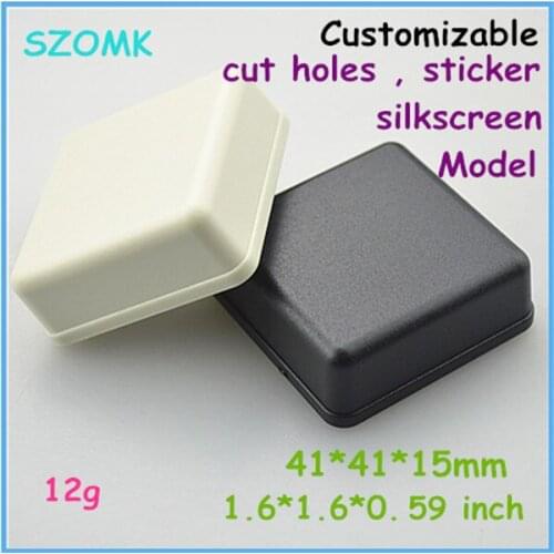 Project box for Diy housing outlet box (6 pcs) 41*41*15mm abs plastic enclosure control box distrubition enclosure