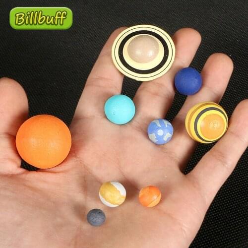 Hot Simulation DIY Solar System Model Savage Action Figures Collection Model Static Solid Doll Educational toy for children Gift