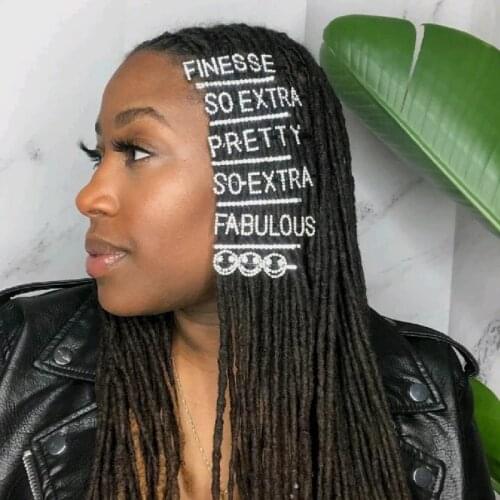 Grandbling Hot Sell Word Hairclips Bling Handmade Letters Melanin Princess Baby girl Hairgrips Unique Hair Jewelry Wholesale