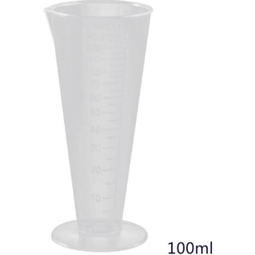 1PC 100ml Laboratory Bottle Lab Kitchen Plastic Measuring Cup Measuring Cup