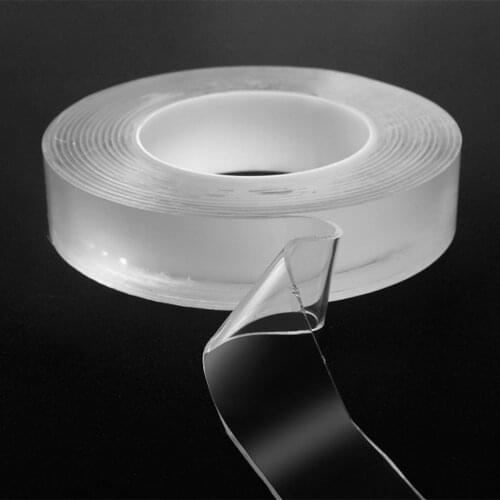 Reusable Double-Sided Adhesive Nano Transparent Tape Removable Sticker Washable Adhesive Loop Disks Tie Glue Gadget