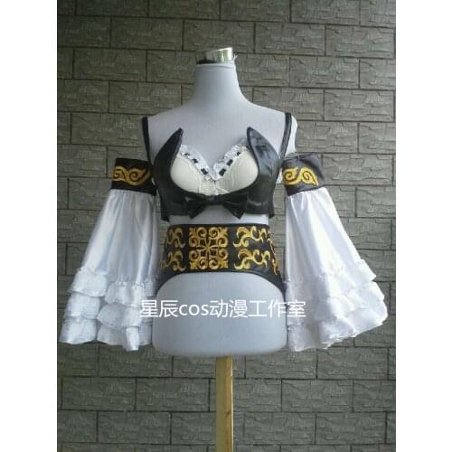 [Customize] 2018 Game LOL Female Miss Fortune Clothing Dress Uniform Cosplay Costume Any Size Halloween Carnival Free Shipping