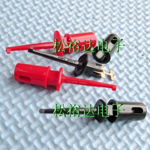 Original new 100% MJ-033-A01 MJ-033 import trumpet test hook test pin long life 1A resin red black connector