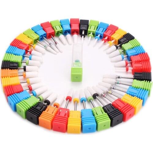 Various Specs Ceramics Grinding Head Electric Manicure Drill Machine Accessories Manicure Supplies Nail Art Tool
