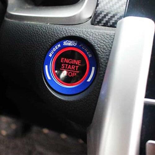 Knob Trim Engine 4 Colors Aluminium Alloy Key Switch Ring High quality