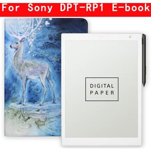 Protective Case For 13.3 inch sony DPT-RP1 e-book Automatic Back Suction Leather Cover For sony DPT-RP1 Protective Case
