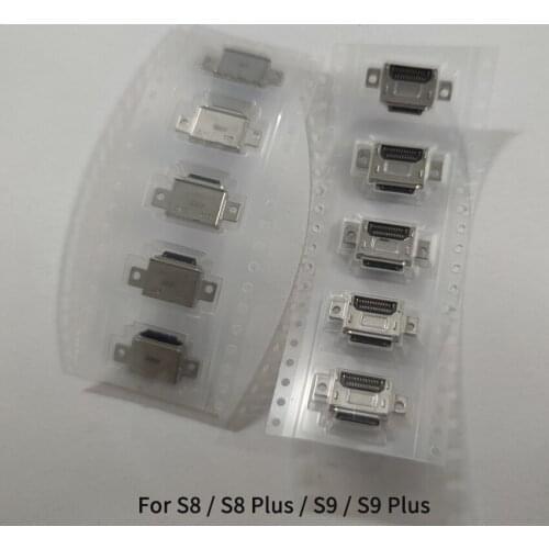 10PCS For Samsung Galaxy S8 Plus / S9 Plus / S10 Plus S10E Micro USB Charging Port Dock Socket Plug Charger Connector Socket