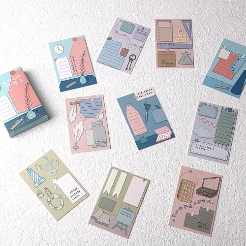 28 Sheets/Set Novelty Better Life Lomo Card Mini Paper Postcard Message Card Christmas Gifts