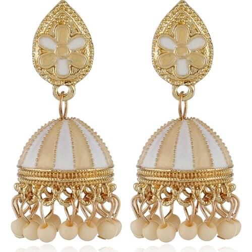 3 Style Traditional Kundan Bridal Jewelry for women Bohemian Indian Buckle Bollywood Pearl Tassel Womens Afghan Elegant