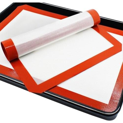 30X40CM Non-Stick Silicone Baking Mat Pad Sheet Baking Pastry Tools Rolling Dough Mat Large Size for Cake Cookie Macaron