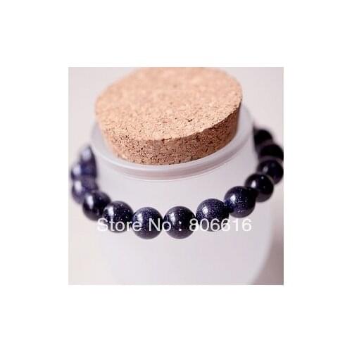 6mm 130pcs Round Aventurine GOLDSTONE - BLUE Natural Stone Loose Strands Jewelry Semi-precious