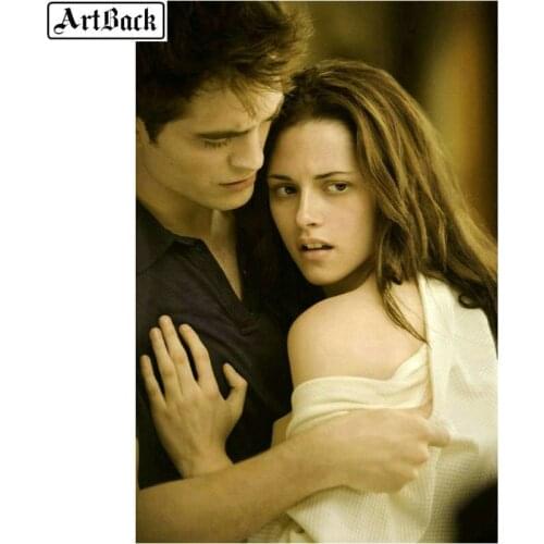 Twilight Movie 16 Style 5d Diamond Painting Edward Bella Kit Full Square Mosaic 3d round Diamond Embroidery Sticker