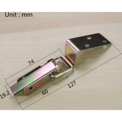 P15D Wooden Box Catch Clasp Hasp Latch Lock Jewelry Box Hinges Hasp Home Furniture Hardware Accessories