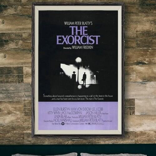 173 THE EXORCIST Movie Horror Satan Possesion Occult Wall Silk Cloth Poster Art Decoration Gift