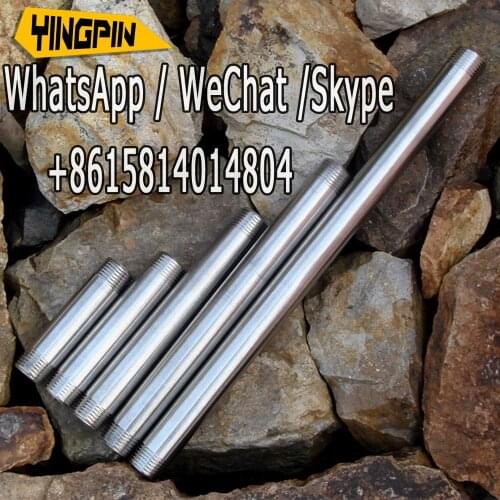 Round steel tube stainless steel 4 points 6 points 1 inch pressure and corrosion resistant double outer wire extension tube