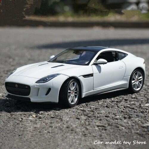 WELLY 1:24 JAGUAR F-Type Coupe sports car simulation alloy car model crafts decoration collection toy tools gift