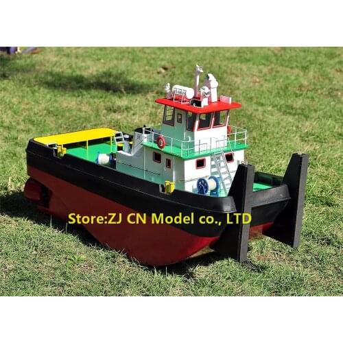 NIDALE Model Scale 1/35 RC towboat wooden model kit The Springer push tugboat model Include Code 540 Dynamo