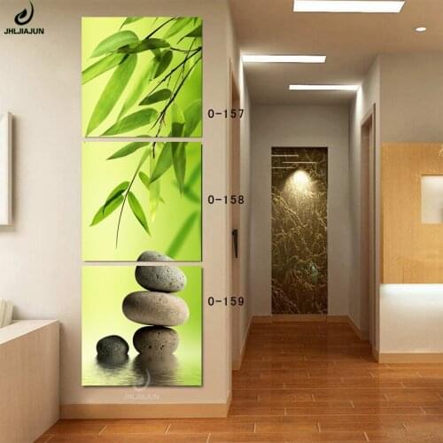 3 panel decoration poster picture pop art Modular Painting Decorative Flower Canvas HD Print Picture in Corridor Nordic Style