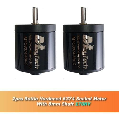 Maytech 2pcs 6374 170kv Electric Scooter 3550W Motor Brushless for Electric Mountainboard RC Fighting Robots