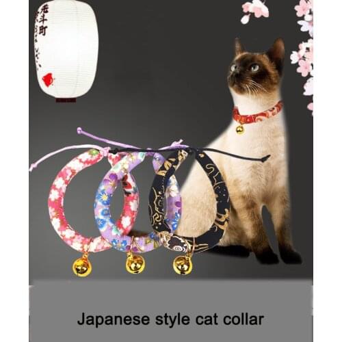 Japanese style necklace cartoon bell collar handmade jewelry cat dog collar