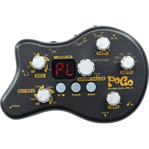 Electric Guitar Pedal 15 Effect Types 9V Multi-Effect Processor GP215