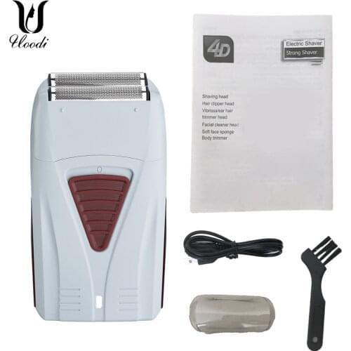 Rechargeable Cordless Shaver for Men Twin Blade Reciprocating Beard Razor Face Care Multifunction Strong Trimmer