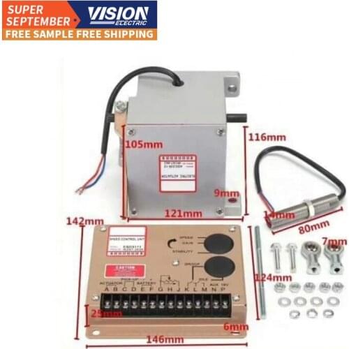 Diesel Engine Actuator 12V 24V ADC120 ACD175 ADC225 for Electric Speed Governor Generator