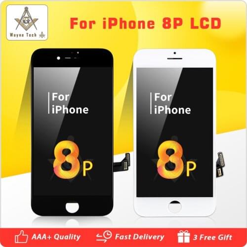 20PCS 100% Tested For iPhone 8 8Plus LCD Touch Screen With Digitizer Assembly Replacement Perfect Touch Free DHL Good Quality