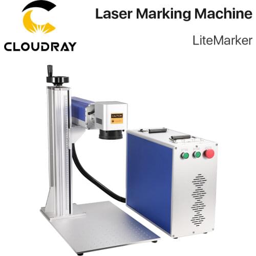 Cloudray 20-50W Fiber Laser Marking Machine Raycus MAX IPG 110*110-300*300 Working Area for DIY Marking Metal Stainless Steel