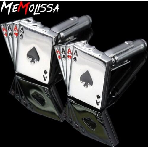 Memolissa Cufflinks for Mens Black Color Novelty Walkman CD Player Pokar Design Copper Material Men Cufflinks Wholesale&retail