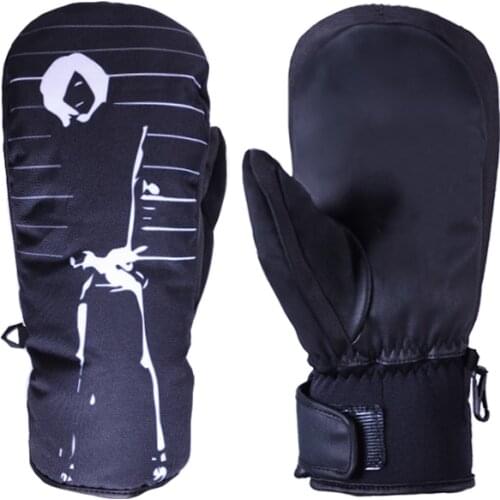 Winter Unisex Snow and Ski Gloves Waterproof Snowboard Gloves for Outdoor Snowmobile Skiing Sports Warm Winter Snow Mittens