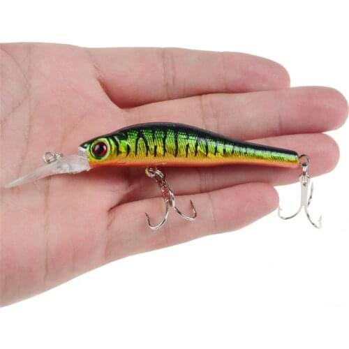 1pcs New Minnow Fishing Lure 9.5cm 6.7g Hard Artificial Bait 3D Eyes Fishing Wobblers Japan Plastic Fish Crankbait Minnows