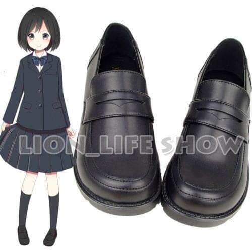 3 colors JK shoe Women Japanese Student Uniform Maid Lolita Low Heel Round Toe Cosplay Shoes