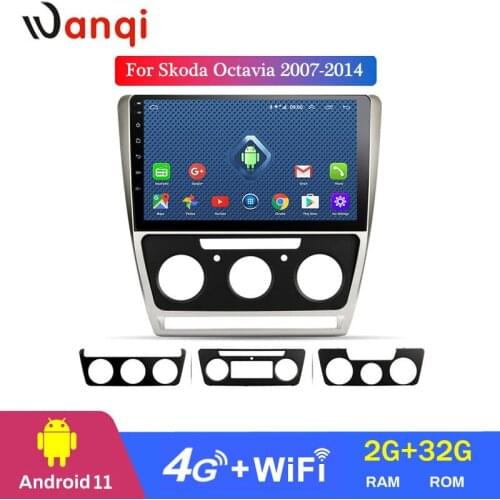 4G Lte All Netcom10 inch android 8.0 full touch For skoda octavia 2007-2014 car dvd multimedia gps navigation system