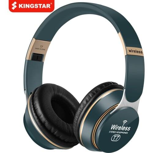 KINGSTAR Wireless Headphones 3D Stereo Foldable Gaming Earphone With Mic Suppor TF Card Noise Reduction Bluetooth Headset