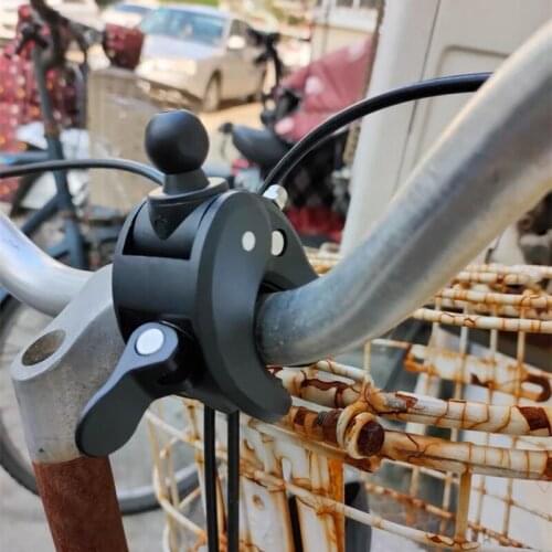 Big Motorcycle Bicycle Handlebar Rail Mount Clamp with 17mm Ball Mount for Gopro Action Camera Clamp Clip Ram Mount Handlebar