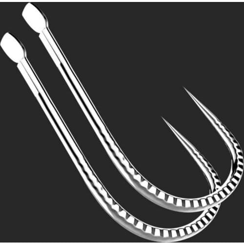 DYGYGYFZ 15Pcs Long Forest Needles Stabbing New Kanto Black Pit Line Slot Bulk Hook Non-slip Fish Hook