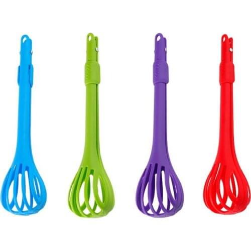 Kitchen Tools Creative Kitchen Gadgets, Multi-purpose Food Tongs, Manual Mixing Nylon Whisk Baking Accessories