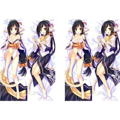 Hot Japanese Anime Hugging Pillow Cover Case Pillowcases Decorative Pillows Double-Sided 2Way 2WT Utawarerumono
