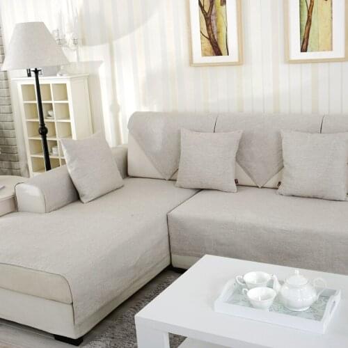 Brief fluid solid color slip-resistant sofa towel
