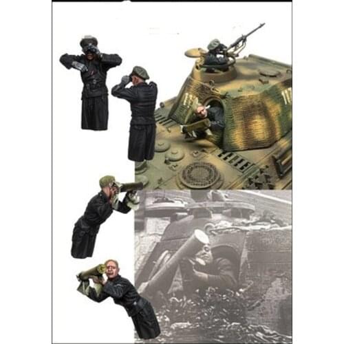 Resin soldier two-person kit model 1:35
