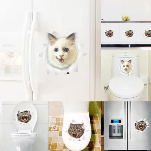 Bathroom Toilet Lid Sticker Wall Stickers Home Decor Removable Wall Decals For Toilet Stickers Decorative Paste For Home