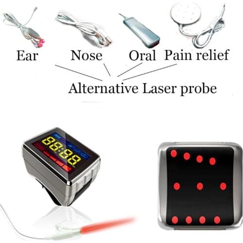 Low Level Cold Laser Acupuncture Equipment For Cardiovascular Disease Coronary Heart Disease Physical Therapy Laser Watch