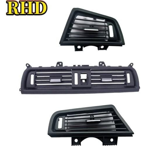 New Car Front Row Wind Left Center Right Air Conditioning Vent Grill Outlet Panel Without Chrome Plate For BMW 5 Series F10 F18