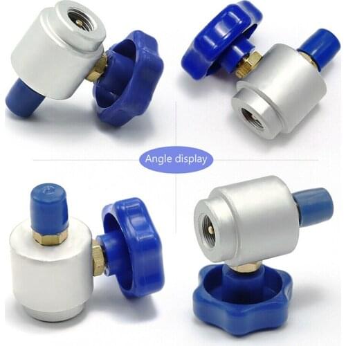 Safety Valve R134A Bottle Opener Adapter Can Valve Refrigerant Distributor R134A Bottle Tap Opener Safety Adaptor Valves