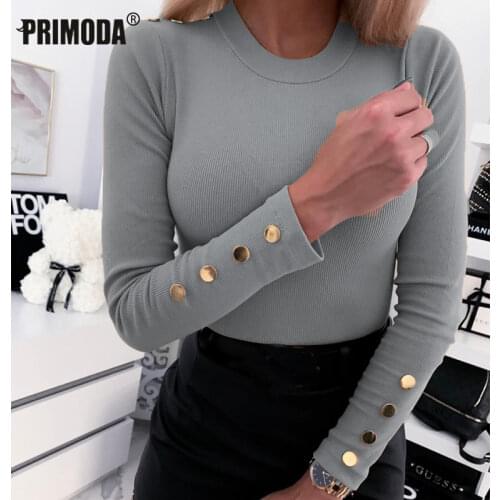Женские вязаные пуловеры PRIMODA China At AliExpress