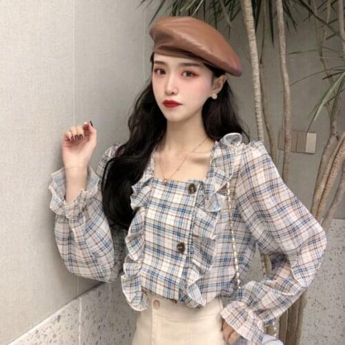 Side With Me Women's Plaid Shirts