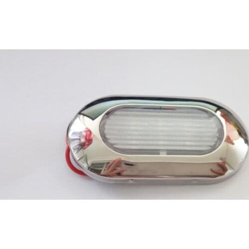 Marine Boat Yacht 12V LED ceiling Light Stain Navigation Light Dome Step Light