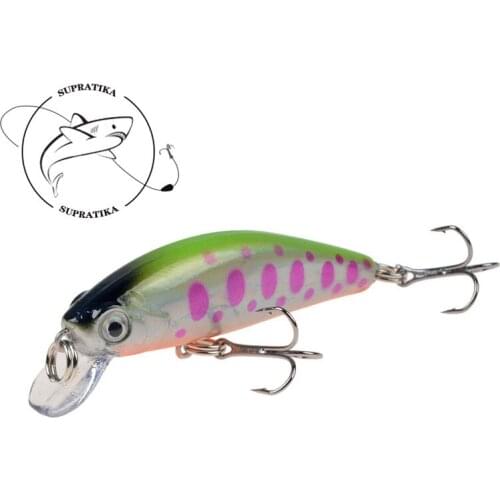 Bionic Sinking Minnow 55mm/6.5g High Quality Fishing Lure Hard Bait 3D Eyes Anti-Corrosion Freshwater Plastic Fishing Bait