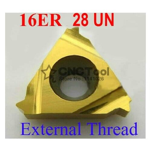 16ER 28UN Carbide Threading Inserts External Threading Insert Indexable Lathe Inserts for Threaded Lathe Holder